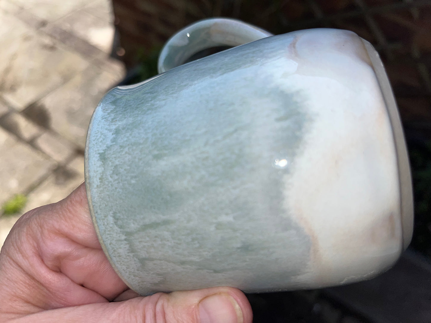Sea Mist Sage Green Mugs