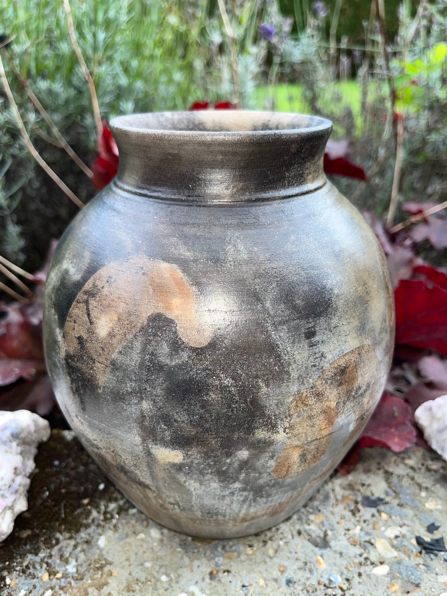 Pit-fired pot