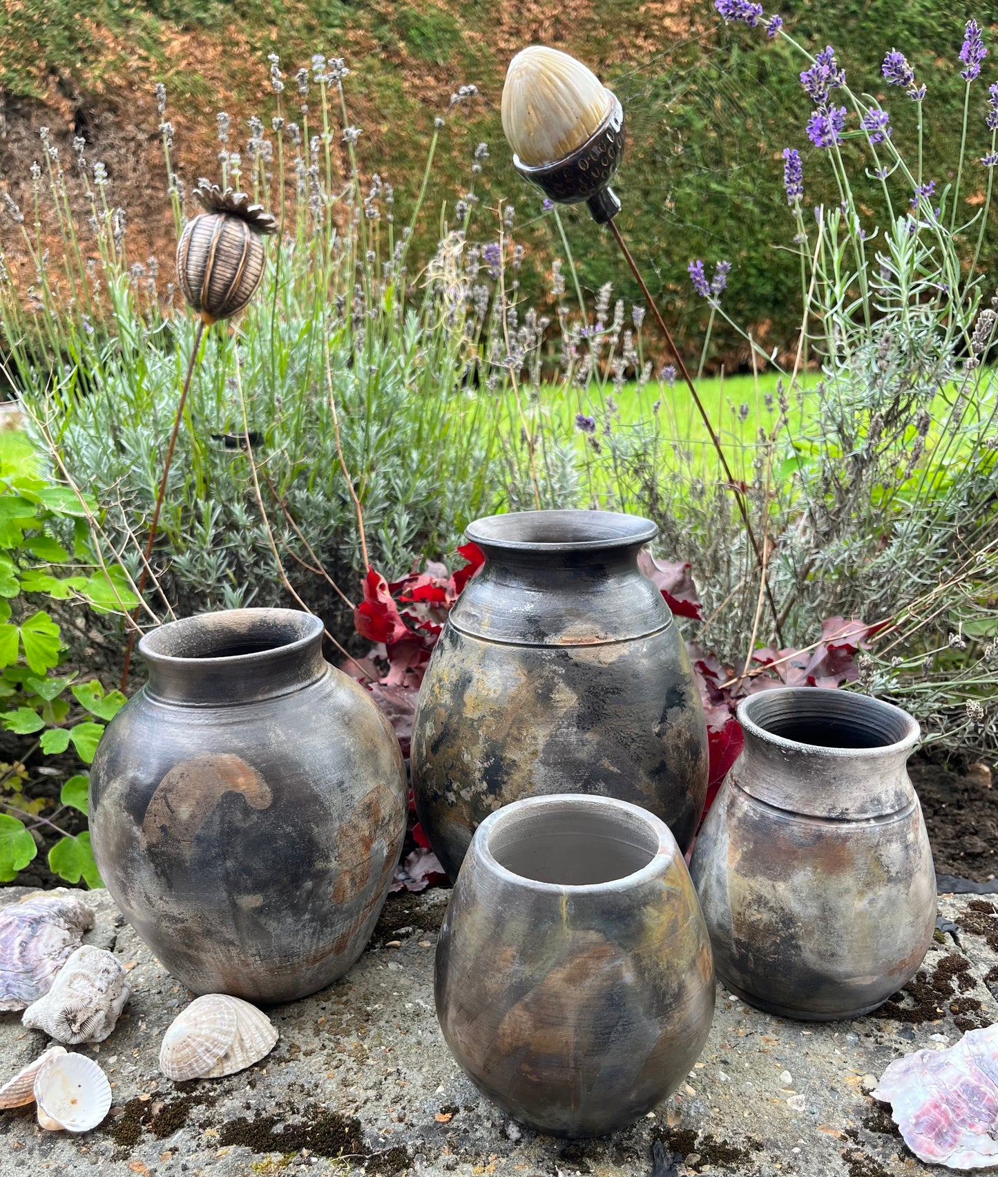Pit-fired pot